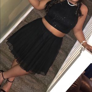 Black 2 piece dress
